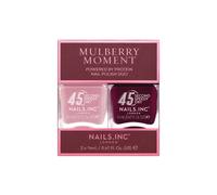 Nails Inc Women's Mulberry Moment 45 Second Speedy 2-Piece Nail Polish Gift Set Nails Inc Multicolor