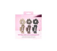 Debenhams Natural Hair Clip & Scrunchie Set In Misc misc One Size