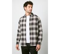 Debenhams Natural Western Check Long Sleeve Shirt natural