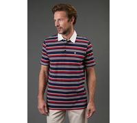 Debenhams Navy Boxford Stripe Polo Shirt navy XXXL