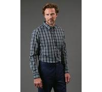 Debenhams Navy Check Long Sleeve Shirt navy XXL