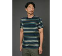 Debenhams Navy Heritage Stripe T-Shirt navy