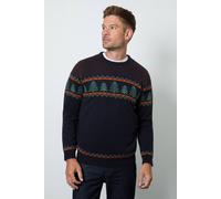Debenhams Men's Navy Knitted Christmas Jumper | Size: Small