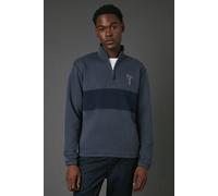 Debenhams Navy Lighthouse Half Zip Jumper navy