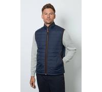 Debenhams Men's Navy Quilted Gilet | Size: Small