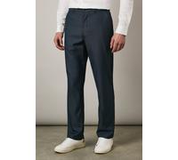 Maine Men's Navy Textured Smart Chinos | Size: 40R Maine Navy 40R