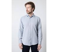 Debenhams Navy Textured Smart Long Sleeve Shirt navy