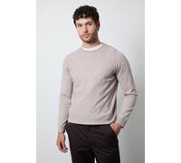 Debenhams Oatmeal Argyle Jacquard Knitted Crew Neck Jumper oatmeal