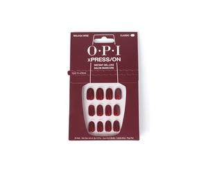 Debenhams Opi Xpress/on Iconic Shades Short In Malaga Wine malaga wine