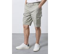 Debenhams Pale Grey Cotton Cargo Short pale grey