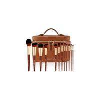 Debenhams Pantherine Beautcase Vanity Case With 12 Piece Makeup Brush Gift Set (Worth £129.99) In Brown brown