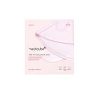 medicube Salmon DNA PDRN pink collagen jelly gel mask | overnight face mask for glass glow skin- elasticity, hydrating, firming and moisturizing | korean skincare, 28g, 4ea