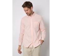 Debenhams Peach Soft Stripes Long Sleeve Shirt Button Down Shirt peach