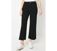 Debenhams Petite 7/8 Wide Leg Jean In Black black 16