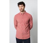 Debenhams Men's Pink Corduroy Long Sleeve Shirt | Size: 2XL