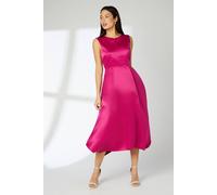 Debenhams Pink Occasion Hankey Hem Dress pink 10