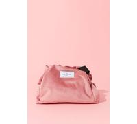 Debenhams Pink Velvet Open Flat Makeup Bag pink One Size