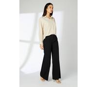 Debenhams Pocket Detail Wide Leg Trouser In Black black 20