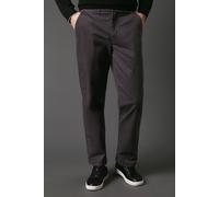 Maine Premium Chino Trousers, 42R, Dark Grey