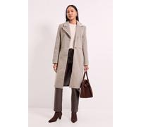 Debenhams Principles By Wallis Button Coat In Oatmeal