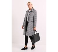 Dogtooth Three Button Coat Principles Mono 12