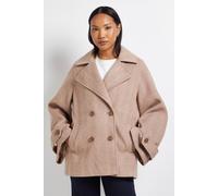 Debenhams Principles By Wallis Double Breasted Collar Coat In Camel camel