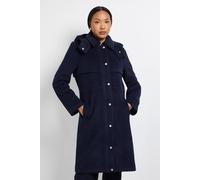 Debenhams Principles By Wallis Hooded Coat In Navy navy