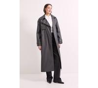 Wallis Women's Principles by Oversized Trench Coat in Charcoal | Size: 12 Wallis Charcoal 12