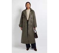 Wallis Women's Principles by Oversized Trench Coat in Dark Olive | Size: 18 Wallis Dark Olive 18