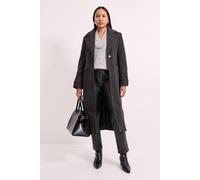 Debenhams Principles By Wallis Single Button Twill Coat In Black black