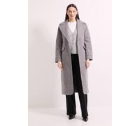 Debenhams Principles By Wallis Single Button Twill Coat In Dark Grey dark grey
