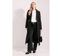 Principles Women's Twill Button Up Coat in Black | Size: 18 Principles Black 18