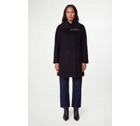 Debenhams Principles By Wallis Waisted Pocket Detail Easy Utility Midi Coat In Black black