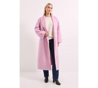 Debenhams Principles By Wallis Wrap Belted Coat In Pink pink 14