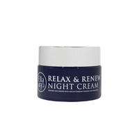Ella & Jo Relax & Renew Night Cream: Hydrating, Anti-Aging Moisturiser with Bakuchiol, A Plant-Based Retinol, Peptides + Hyaluronic Acid - Plumps Fine Lines, Stimulates Skin Repair and Renewal - 50ml