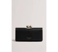 Ted Baker Roosali Rose Detail Leather Bobble Purse Black