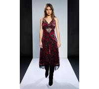 Debenhams Women's Runway 1.8.1.8 Lace Slip Dress in Pink | Size: 10