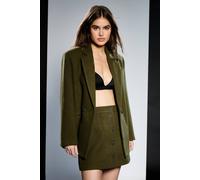 Debenhams Runway 1.8.1.8 Wool Mix Mini Skirt In Olive olive