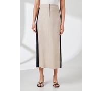 Debenhams Sand Contrast Detail Midi Skirt sand 16
