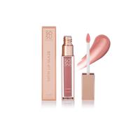 SOSU Cosmetics Satin Lip Glaze Sorbet - Long-lasting, Moisturising Lip Gloss in Delicate Sorbet Rose with Satin Finish, with Vitamin E and Hyaluronic Acid for Nourished, Smooth Lips