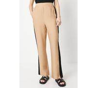 Debenhams Side Stripe Elasticated Trouser In Tan tan