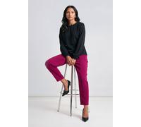 Debenhams Signature Crepe Long Sleeve Draped Blouse In Black black