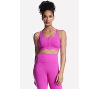 Debenhams Skechers Goflex Joy Zip Front Bra Deep Fuscha Pink pink L