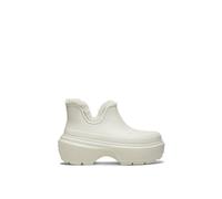 (White, 5 (Adults')) Crocs Stomp Shorty Thermoplastic Women's Linen Boots