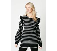 Principles Womens Jumper Black Crew Neck Long Sleeve All Seasons Casual