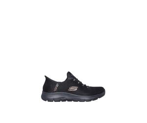 Debenhams Summits Sparkle Bungee Slip-Ins Black Gold black
