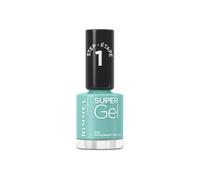 Rimmel Super Gel, 093 Peppermint Promise, Long-Lasting Nail Polish, Glazed Finish, Easy Application, Gel-like Manicure, Chip Resistant, Clean Formula, 12ml