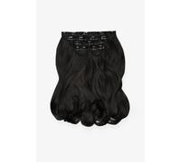 Debenhams Super Thick 16" 5 Piece Blow Dry Wavy Clip In Extensions in Natural Black