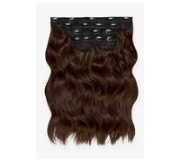 Debenhams Super Thick 16" 5 Piece Brushed Out Wave Clip In Hair Extensions In Choc Brown choc brown