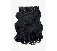 Debenhams Super Thick 22" 5 Piece Natural Wavy Clip In Extensions in Jet Black